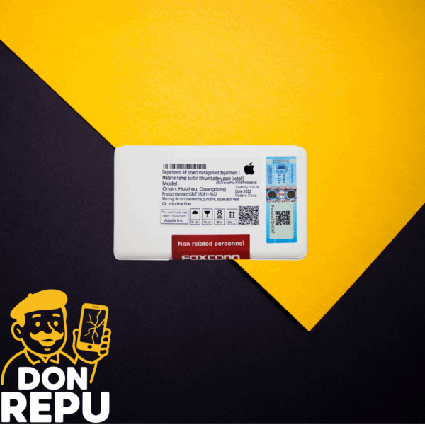 BATERIA IPHONE 15 PLUS [4912 mAh] [FOXCONN] [PREMIUM] [BLISTER]