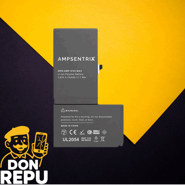 BATERIA IPHONE XS MAX [3174 mAh] [AMPSENTRIX] [BLISTER]