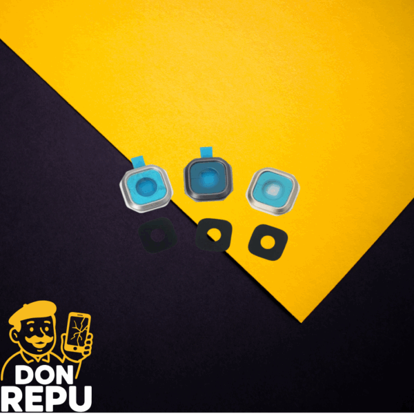 VIDRIO LENTE DE CAMARA SAMSUNG A710 A7 2016 [GRIS]