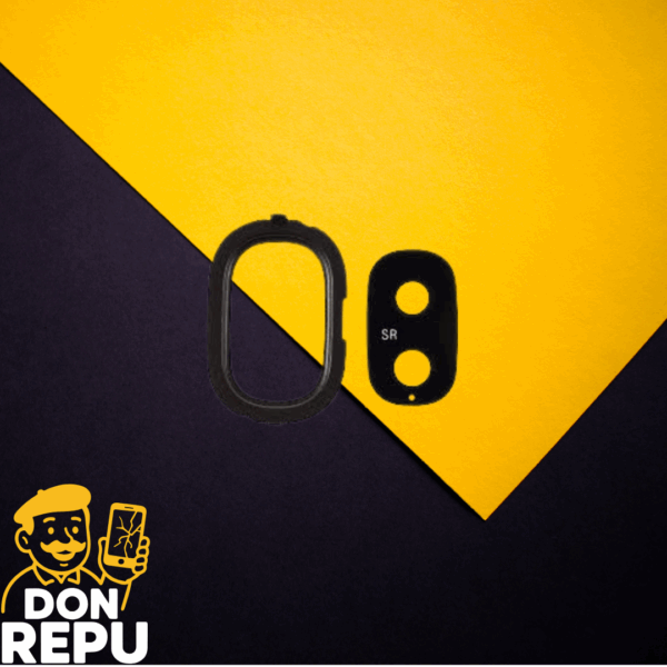 VIDRIO LENTE DE CAMARA SAMSUNG J4 J400 [NEGRO]