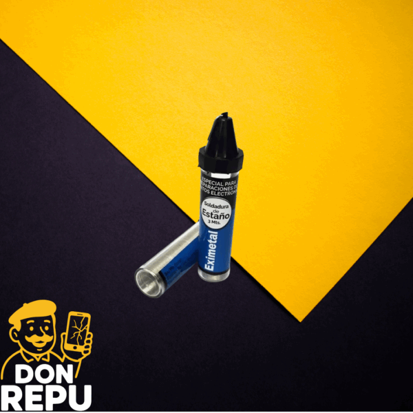 SOLDADURA DE ESTAÑO 3 METROS 60/40 0.8mm [EXIMETAL]