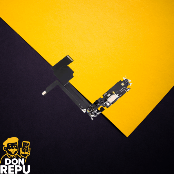 PLACA DE CARGA IPHONE 15 PRO MAX [NEGRO]